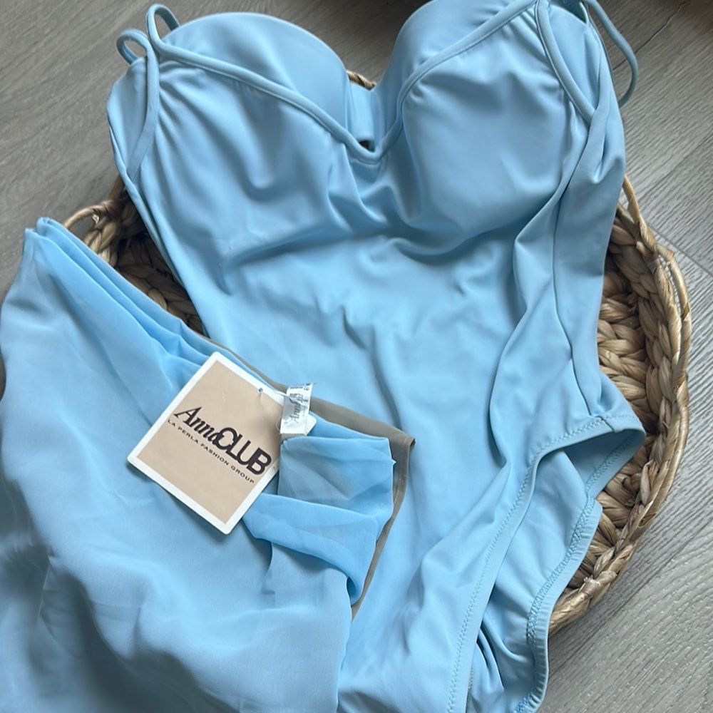 La Perla Light Blue Women Swim One Piece